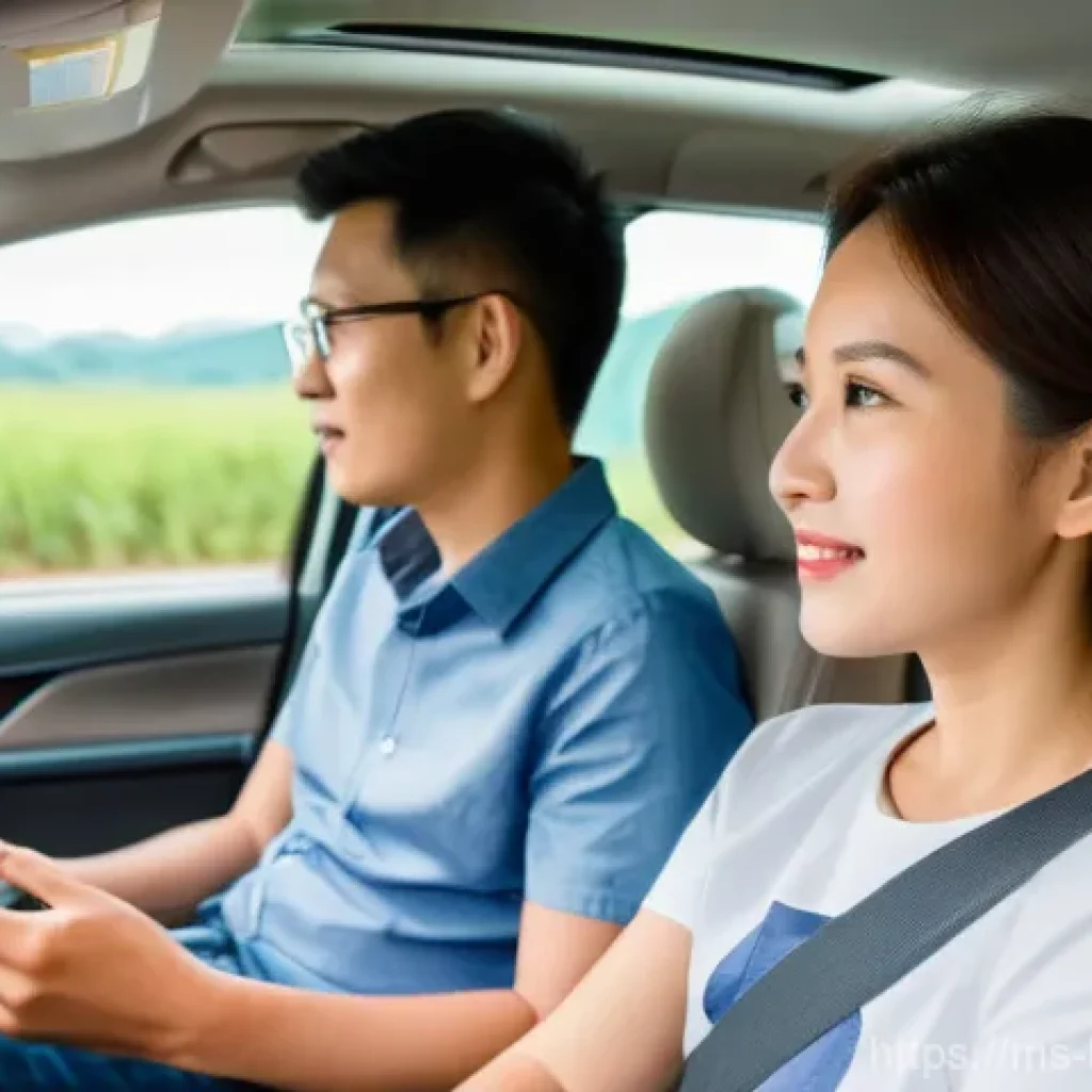 혼다 파일럿의 최신 안전 기술 - **Prompt 1: Serene Family Drive on a Malaysian Highway with Active Safety**
"A modern Malaysian ...