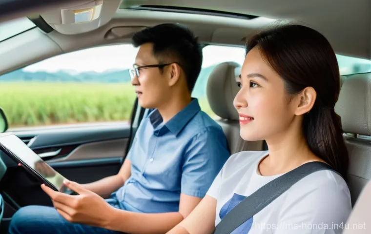 혼다 파일럿의 최신 안전 기술 - **Prompt 1: Serene Family Drive on a Malaysian Highway with Active Safety**
"A modern Malaysian ...